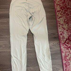 Light blue/white lululemon align Leggings